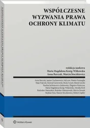 eBook Współczesne wyzwania prawa ochrony klimatu - Anna Barczak