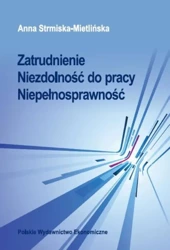 eBook Zatrudnienie Niezdolność do pracy Niepełnosprawność - Anna Strmiska-Mietlińska