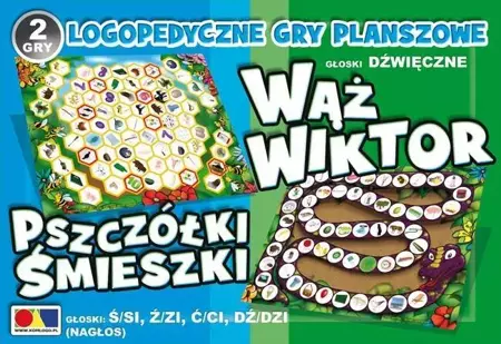 2 gry Wąż Wiktor/Pszczółki Śmieszki - KOMLOGO