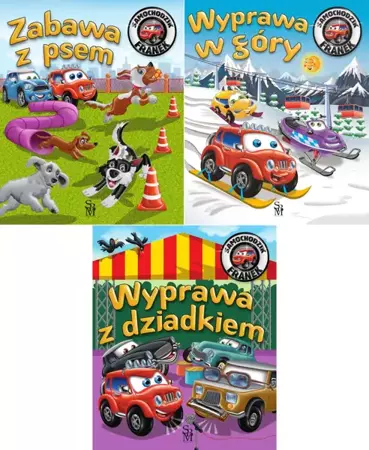 3x Samochodzik Franek. Wyprawa w góry PAKIET 3 - Elżbieta Wójcik