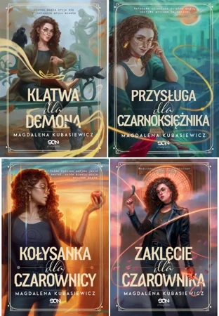 4x Kubasiewicz Wilcza Jagoda 1-4 Kołysanka + Przysługa + Klątwa + Zaklęcie - Magdalena Kubasiewicz