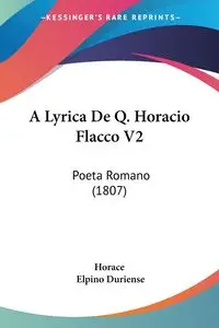 A Lyrica De Q. Horacio Flacco V2 - Horace