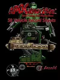 APOCalypse 2500 50 Vehicle Record Sheets - Arnold J L