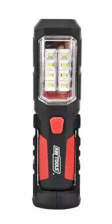 AWTOOLS LATARKA WARSZTOWA 2in1 LED MAGNES NA BATERIE 3xAA 280 LUMENÓW