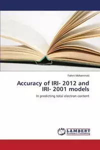 Accuracy of IRI- 2012 and IRI- 2001 models - Mohammed Fahmi