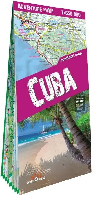 Adventure map Cuba 1:650 000 lam w.2024 - praca zbiorowa