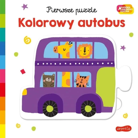 Akademia mądrego dziecka. Kolorowy autobus - Lisa Barlow, Damien Barlow, Katarzyna Grzyb