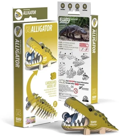 Aligator Eugy. Eko Układanka 3D - Eugy