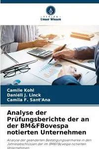 Analyse der Prüfungsberichte der an der BM&FBovespa notierten Unternehmen - Kohl Camile