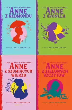 Anne z Zielonych Szczytów. Tom 1-4 - Lucy Maud Montgomery, Anna Bańkowska