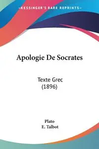 Apologie De Socrates - Plato