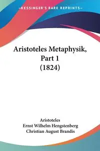 Aristoteles Metaphysik, Part 1 (1824) - Aristoteles