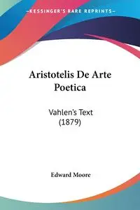 Aristotelis De Arte Poetica - Edward Moore