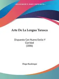 Arte De La Lengua Tarasca - Diego Basalenque