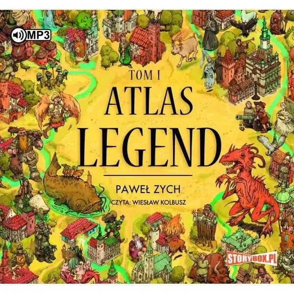 Atlas legend T.1 audiobook - Paweł Zych