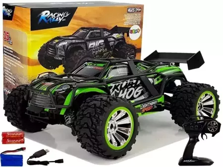 Auto Off-Road 2.4G 1:18 zielone - Leantoys