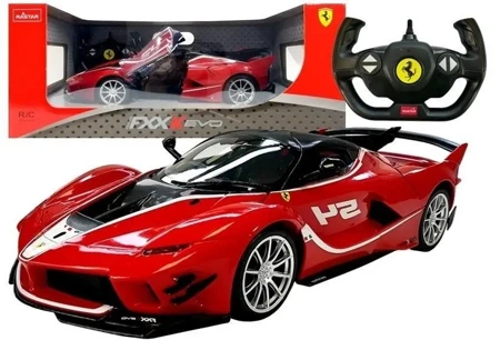 Auto R/C Ferrari Rastar 1:14 czerwone - Leantoys