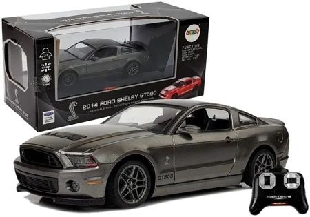 Auto R/C Ford Shelby GT500 srebrny - Leantoys