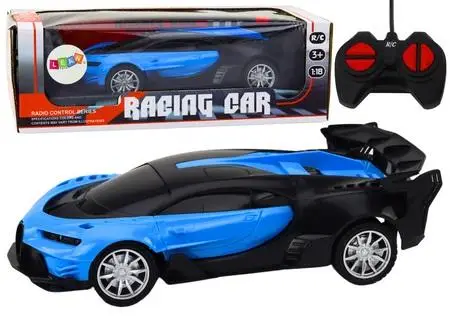 Auto sportowe RC 1:22 niebieskie - Leantoys