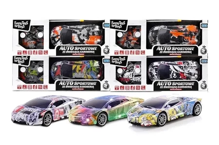 Auto sportowe ze świecącą karoserią Toys for Boys - Artyk