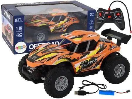 Auto terenowe zdalnie sterowane Off-Road 1:16 - Leantoys