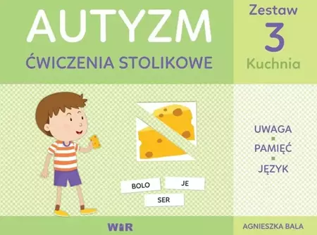 Autyzm ćwiczenia stolikowe. Zestaw kuchnia - Agnieszka Bala