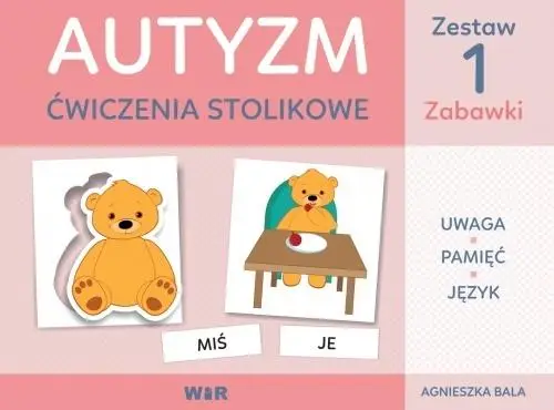 Autyzm - ćwiczenia stolikowe Zestaw1 zabawki - Agnieszka Bala