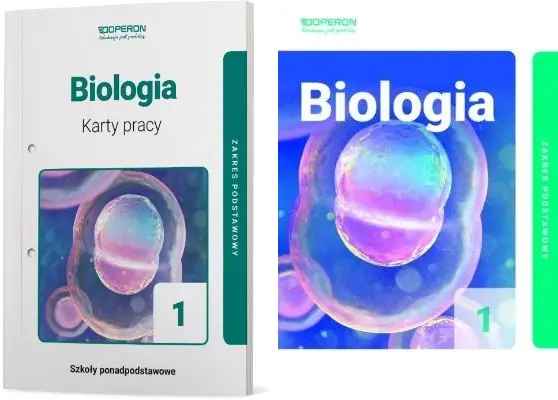 BIOLOGIA 1 PODRĘCZNIK + KARTY PRACY OPERON ZAKRES POSTAWOWY LO 2019 LICEUM