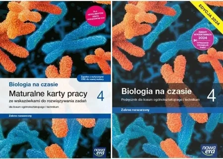 BIOLOGIA NA CZASIE 4 PODRĘCZNIK + KARTY PRACY ZAKRES ROZSZERZONY 2024 LO - Bartłomiej Grądzki, Agnieszka Krotke, Anna Tyc