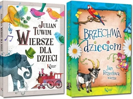 BRZECHWA DZIECIOM + JULIAN TUWIM WIERSZE DLA DZIECI TWARDA /zestaw/ - Jan Brzechwa