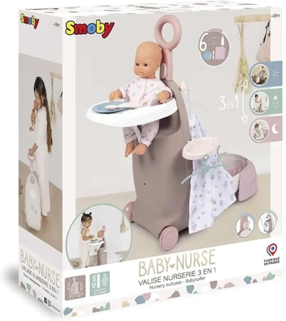 Baby Nurse Wielofunkcyjna walizka - Smoby