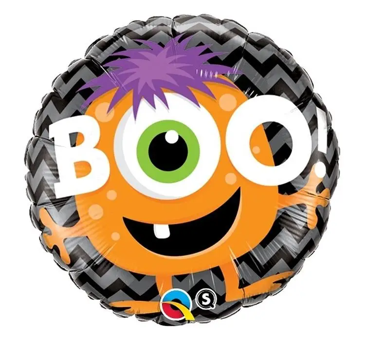 Balon foliowy BOO! Potwór Chevron 46cm - Godan