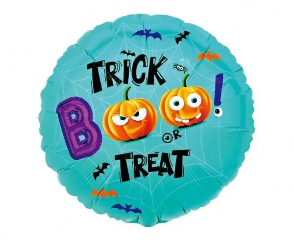 Balon foliowy BOO! Trick or Treat 36cm - Godan