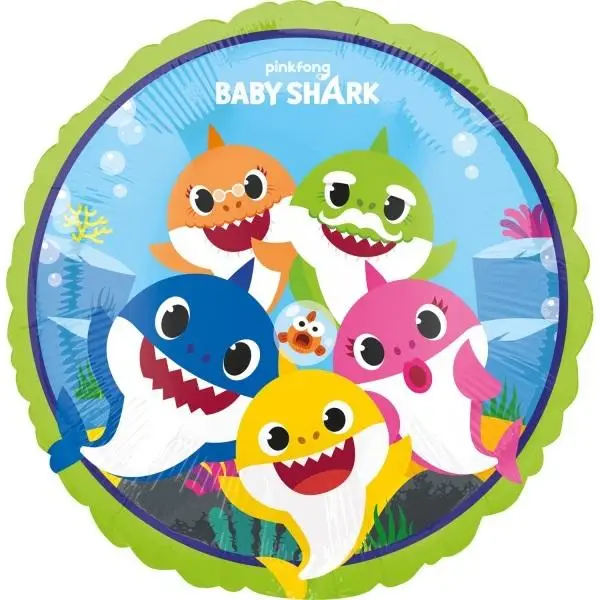 Balon foliowy Baby Shark standard 43cm - Amscan