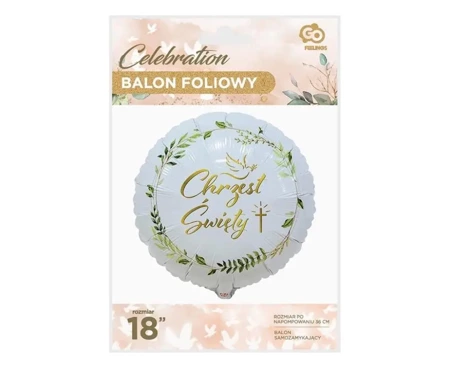 Balon foliowy Chrzest Święty - Godan