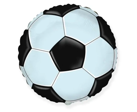 Balon foliowy FX Football piłka czarna 48cm - Godan