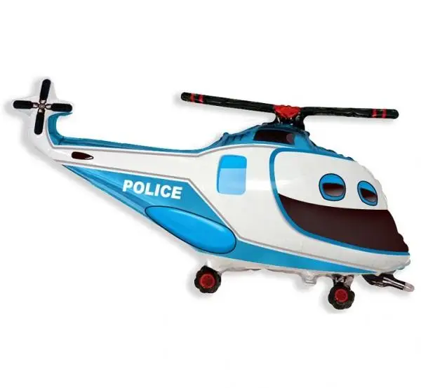 Balon foliowy Helikopter Policyjny 61cm - Godan