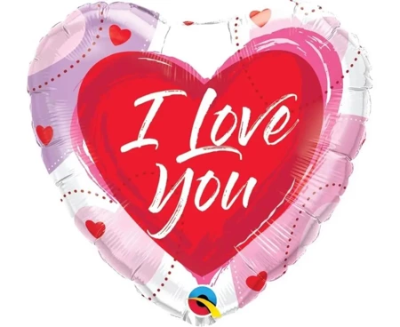 Balon foliowy I Love You 46cm - Godan