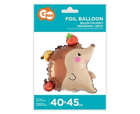 Balon foliowy Jeżyk 40x45cm - Godan