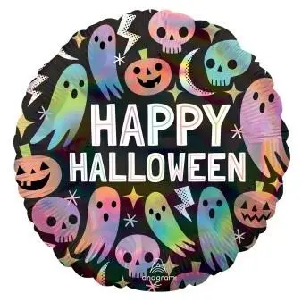 Balon foliowy Pastel Halloween Holographic 43cm - Amscan