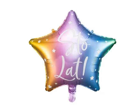 Balon foliowy Sto Lat! 40cm - PartyDeco