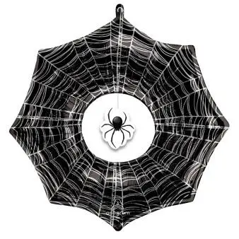 Balon foliowy SuperShape Creepx Spider Web 83x81cm - Amscan