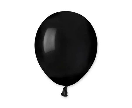 Balony Beauty&Charm metaliki czarne 20szt - Godan