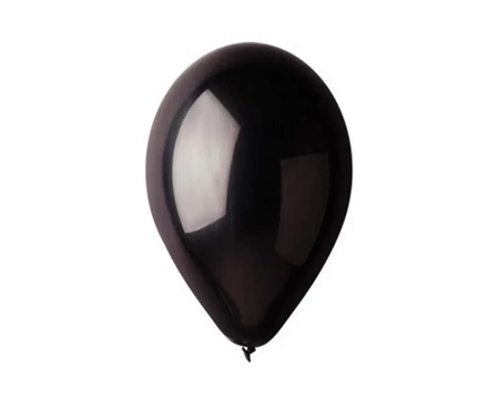 Balony Beauty&Charm metaliki czarne 50szt - Godan