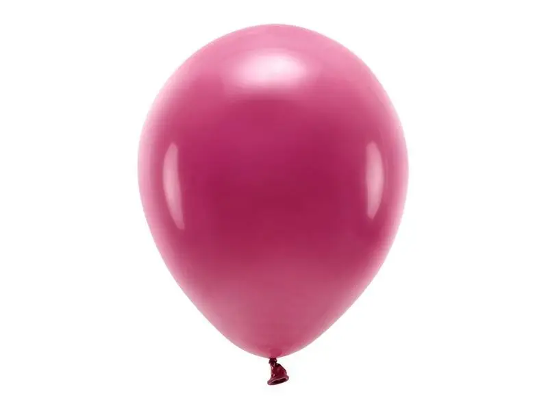 Balony Eco bordowe 30cm 10szt - PartyDeco