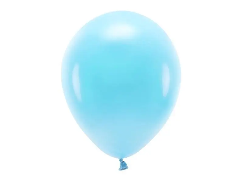 Balony Eco jasno niebieskie 30cm 10szt - PartyDeco