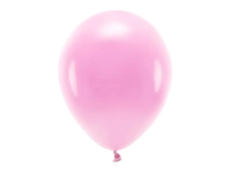 Balony Eco jasno różowe 30cm 10szt - PartyDeco