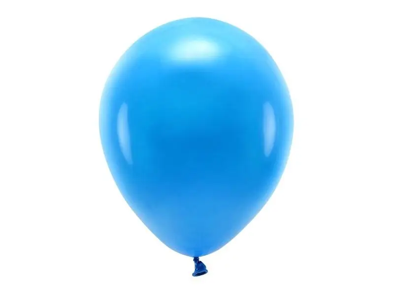 Balony Eco niebieskie 30cm 100szt - PartyDeco