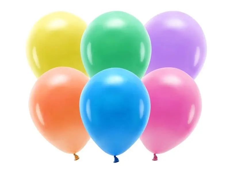 Balony Eco pastelowe 30cm 10szt - PartyDeco