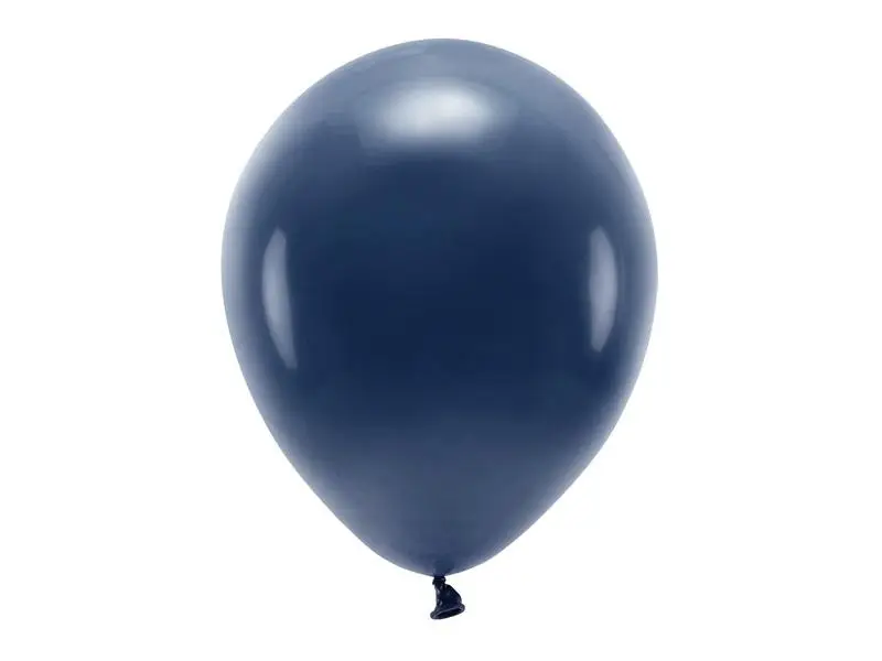 Balony Eco pastelowe granatowe 30cm - PartyDeco